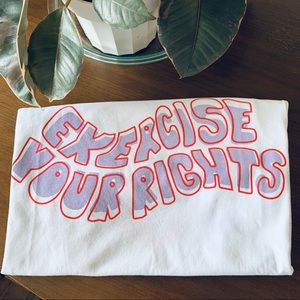 Outdoor Voices Exercise Your Rights ACLU Shirt S